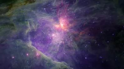 La nébuleuse d'Orion photographiée par la caméra MIRI du télescope James Webb