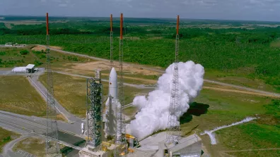 Mise à feu pour décollage du lanceur Ariane 5
