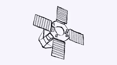 Illustration d'un satellite