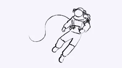 Illustration d'un astronaute