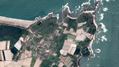 Gatteville-le-Phare vue par le satellite Pléiades