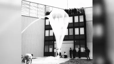 Ouverture en 1963 du centre de lancement des Ballons du CNES, à Aire-sur-l’Adour (40).
