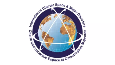 Logo de la Charte Internationale « Espace et Catastrophes Majeures »