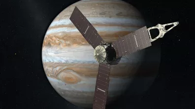 Vue d’artiste de la sonde Juno