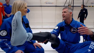 John McFall, le premier « parastronaute » de l'Histoire recruté par l'ESA en 2022.