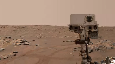 Perseverance, rover américain, explore la planète rouge depuis 2021. Et prend des selfies ! 