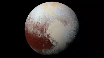 Vue de Pluton par la sonde spatiale New Horizons