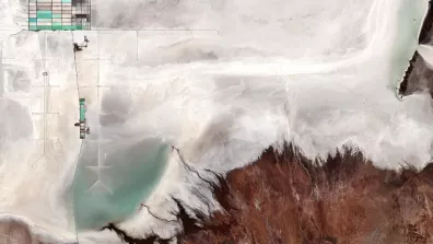 Image satellite salar d'Uyuni