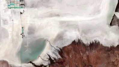 Image satellite du Salar d'Uyuni