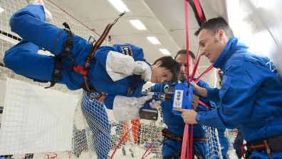 Vol d’entraînement à bord de l’airbus Zero G. 