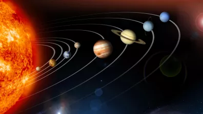 Illustration du Système solaire.