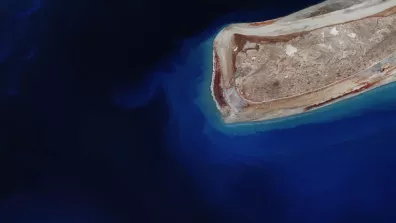 Image satellite de la petite mer d’Aral