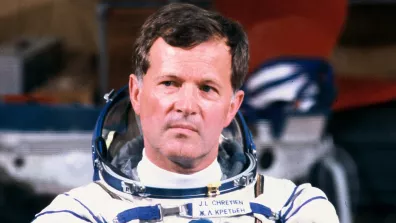 Jean-Loup Chrétien, premier astronaute français de l'Histoire.