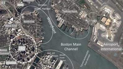 Image satellite de Boston