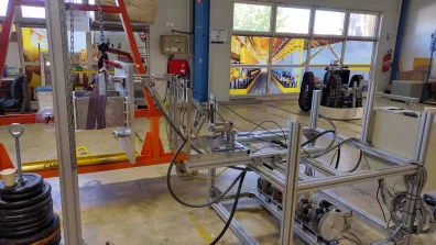 Banc d'essai du robot Callisto