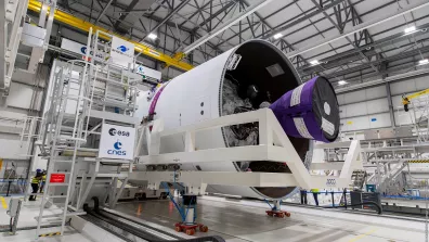 Destockage du module ULPM d'Ariane 6 au BAL