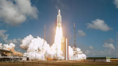 Lancement de 4 satellites Galileo par notre fusée Ariane 5 en 2016 au Centre spatial guyanais