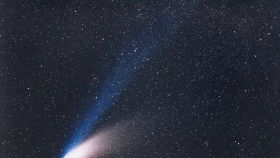 La comète Hale-Bopp capturée par un télescope terrestre