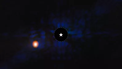 Une exoplanète capturée par le télescope James Webb