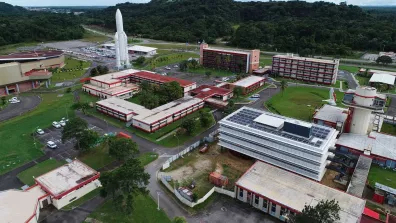 Vue aérienne du Centre spatial guyanais 