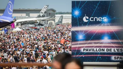 Le pavillon Espace au Salon du Bourget 2023.