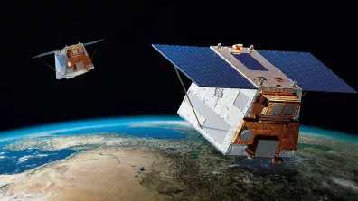 Illustration de la constellation de satellites CO3D