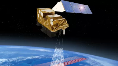 Illustration du satellite météorologique MetOp-SG Illustration du satellite météorologique MetOp-SG