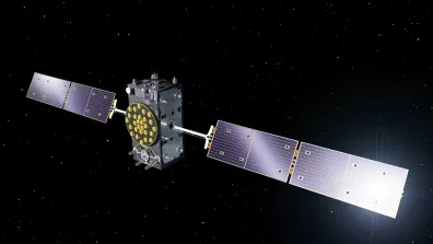 Vue d'artiste d'un satellite Galileo