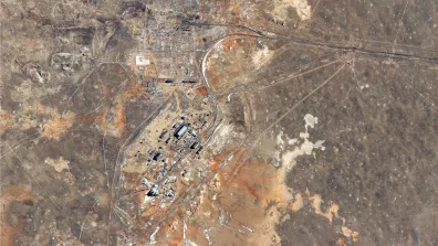 Image satellite de Baikonour