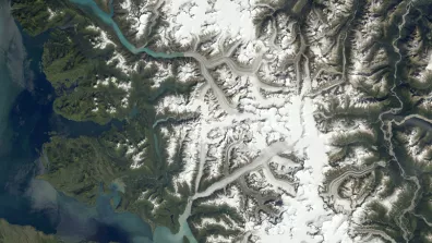 Image mosaïque en couleurs naturelles