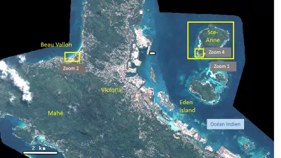 Image satellite des Seychelles