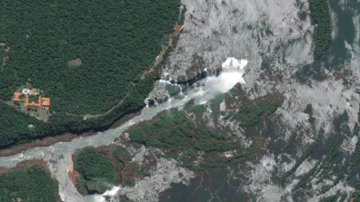 Image satellite des chutes d’Iguaçu