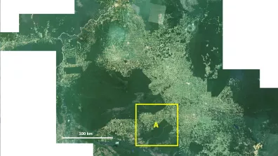 Image satellite de l'Etat du Rondônia