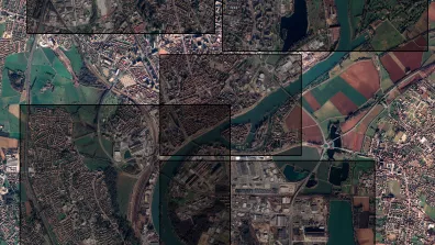 Image satellite de la ville Chalon