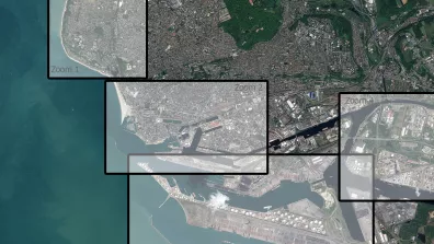 Image satellite de la ville du Havre