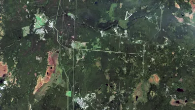 Image satellite du domaine du Cosmodrome de Plessetsk