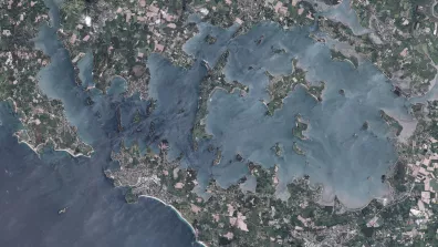 Image satellite du Golfe du Morbihan