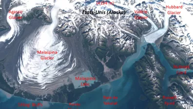 Image satellite de Malaspina