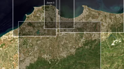 Image satellite de la capitale algérienne