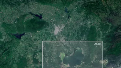 Image satellite de la province de Guantánamo Cuba