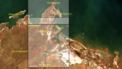 Image satellite de Cap Lambert