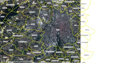 Image satellite de la métropole toulousaine