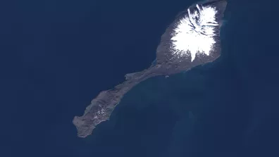 Image satellite des mers de Norvège et du Groenland