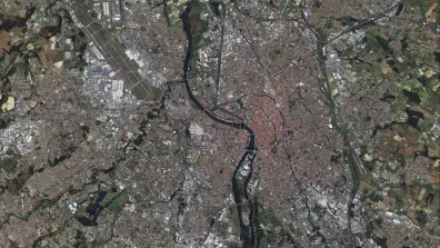Image satellite de la ville Toulouse