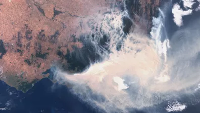 Image satellite de l'Australie