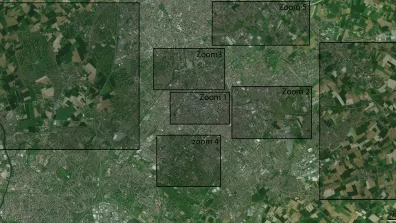 Image satellite de Roubaix