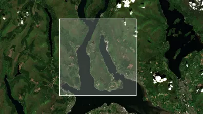 Image satellite de la base navale de Faslane