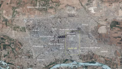 Image de Raqqa, ville au centre de la Syrie