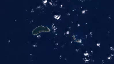 Image satellite de la mer de Chine orientale