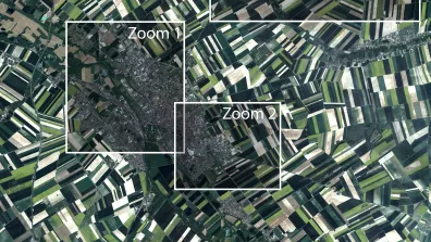 Image satellite de Châlons-en-Champagne